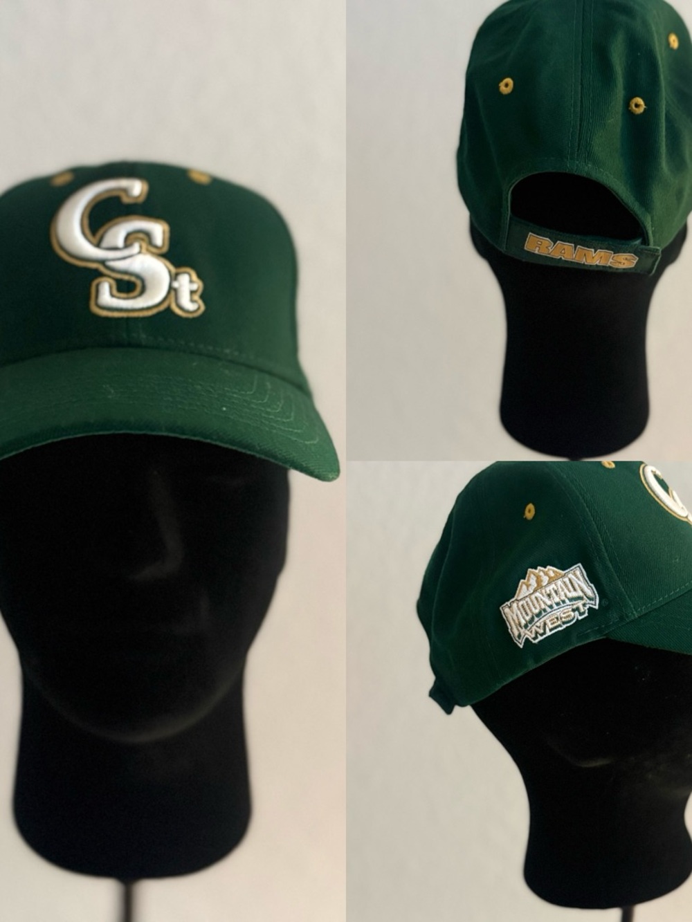 Green 'CSU Rams' Mountain West Baseball Cap